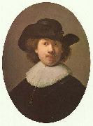 REMBRANDT Harmenszoon van Rijn Rembrandt in 1632, when he was enjoying great success as a fashionable portraitist in this style. oil on canvas